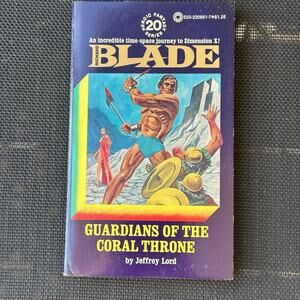 Richard Blade No. 20 : Guardians of The Coral Throne by Jeffrey Lord Paperback